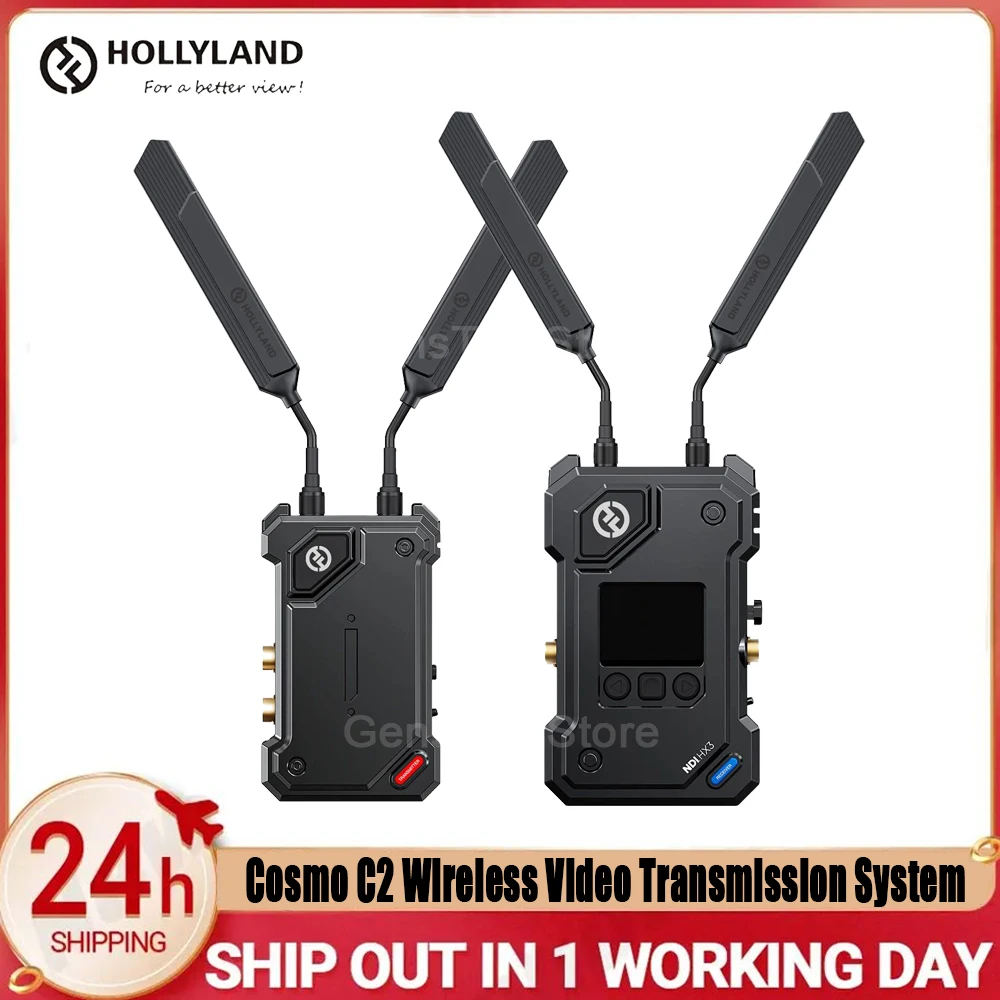 

Видеопередатчик Hollyland Cosmo C2, 3000 футов, 1080P 60 Гц, NDI RTMP, для прямой трансляции, бесшовное переключение, совместимость с SDI/HDMI, для многокамерных систем