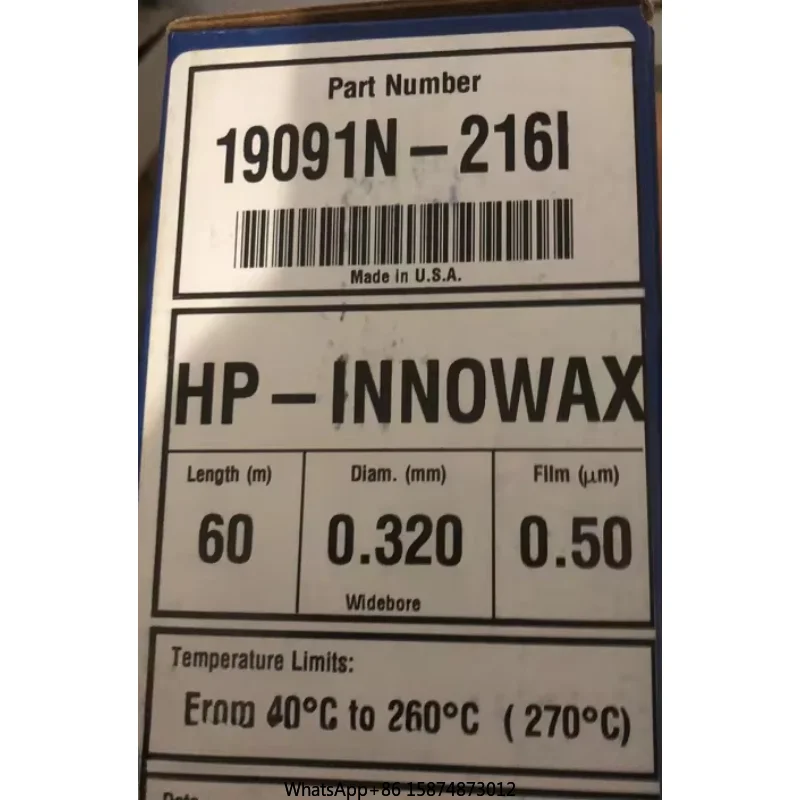 For Agilent 19091-216I Chromatographic Column HP-INNOWAX