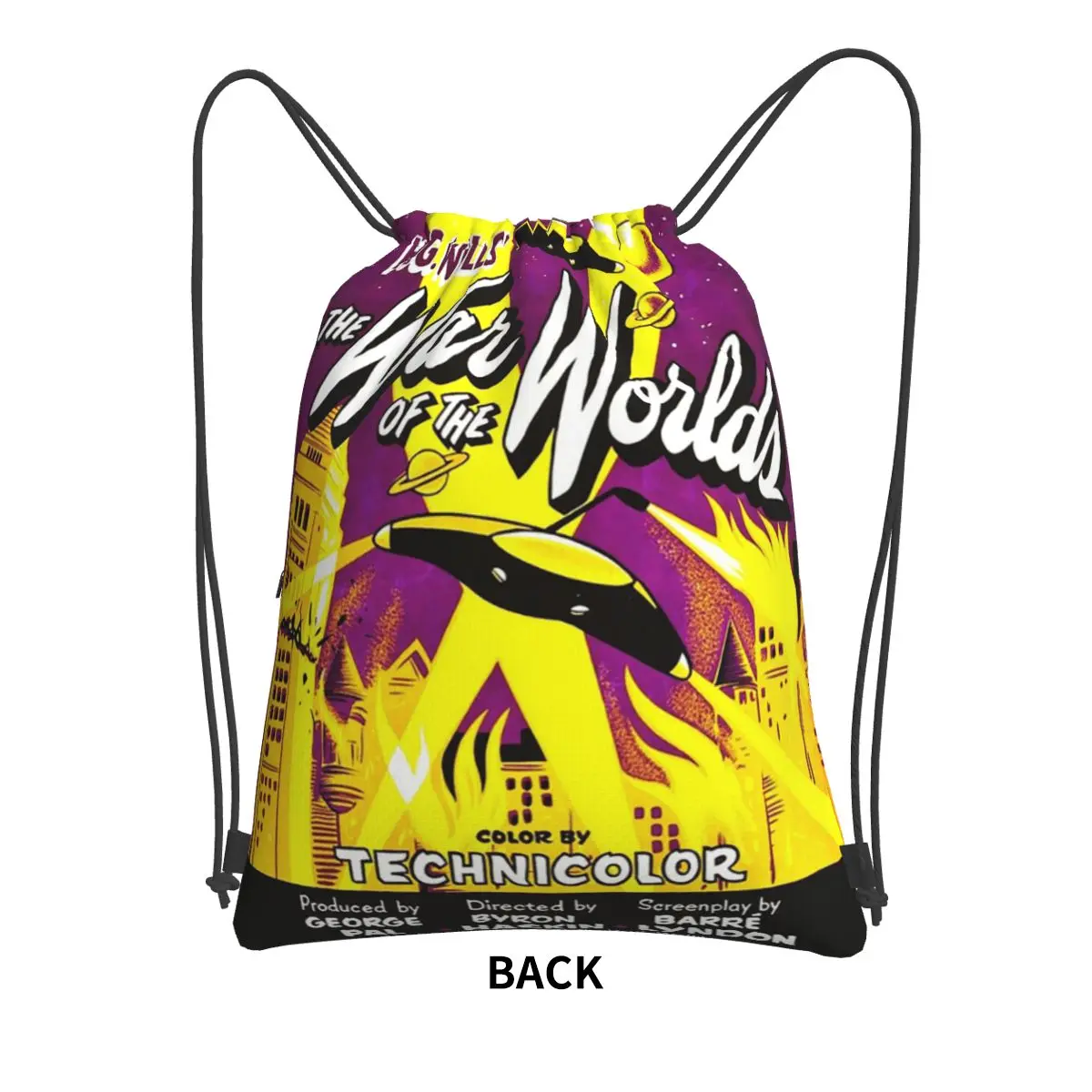 War Of The Worlds Backpacks Fashion Drawstring Bags Storage Bag Book Bags for Man Woman School