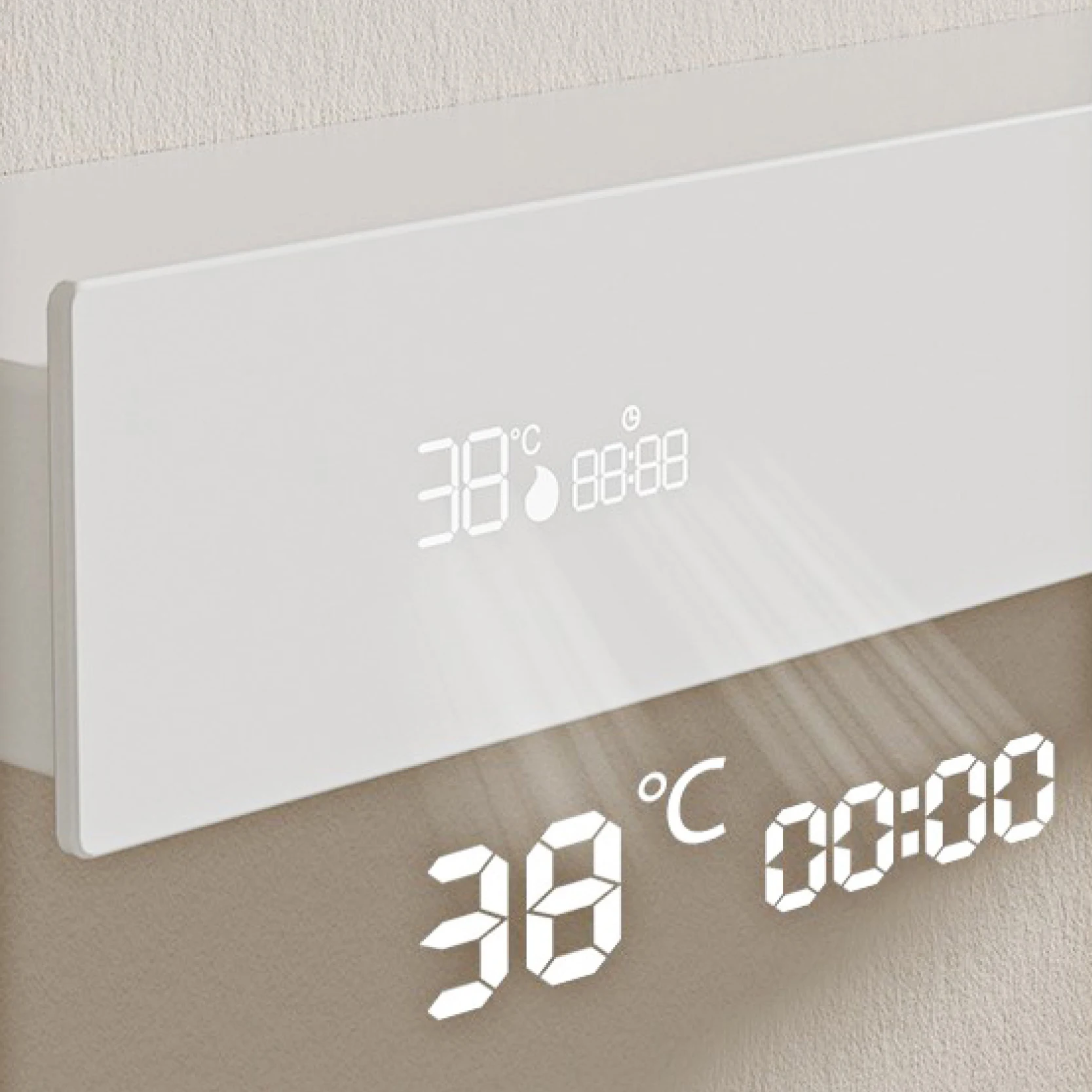 Luxury Ceiling Thermostatic Shower System Black Brass 3 Function Built In Wall Cold Hot Water Waterfall Outlet Bathroom Faucet - Image 4