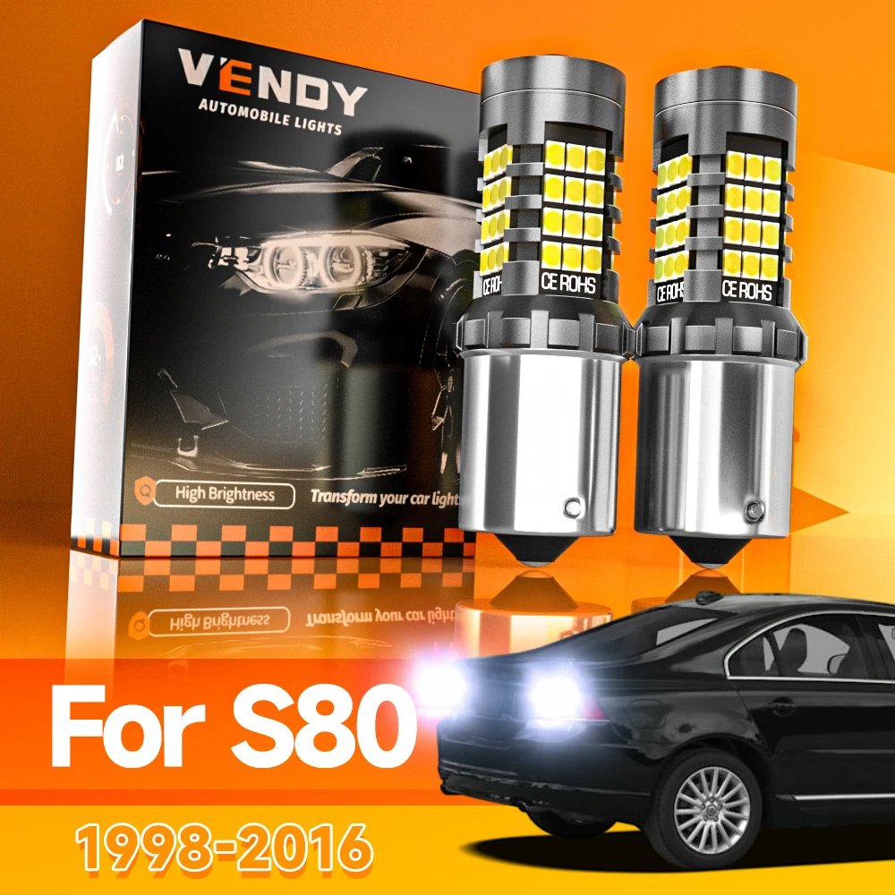 2 stücke Für Volvo S80 1998-2016 LED Reverse Licht Backup Lampe 2005 2006 2007 2008 2009 2010 2011 2012 2013 2014 2015 Zubehör