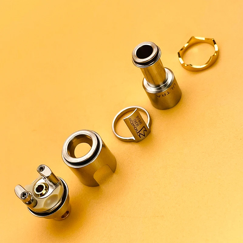 DSX Monarchy Mobb Ultra Style RBA puente Vape para BB Billet Boro Mod con 6 uds pines de aire 1,0/1,2/1,5/2,0/2,5/3,0mm