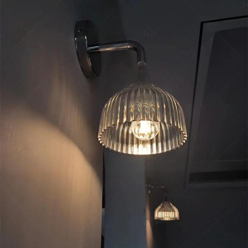 Italian Acrylic Small Wall Lamp Bedroom Study Cafe Home Corridor Study Dining Living Room LED Wall Sconces Lighting Luminiares