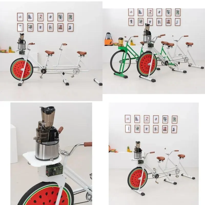 2025 Single Speed Juicer Dual Purpose Bicycle Two Person Game Single Wheel Bike