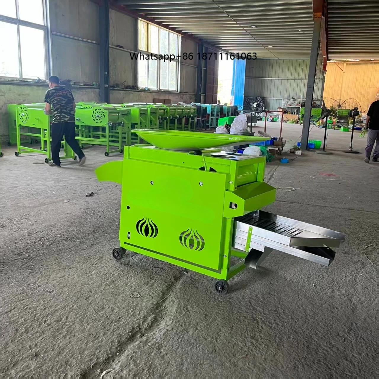 Electric Garlic Clove Separator Machine Garlic Bulb Breaking Sorter Equipment Automatic Garlic Splitter Grading Machinery