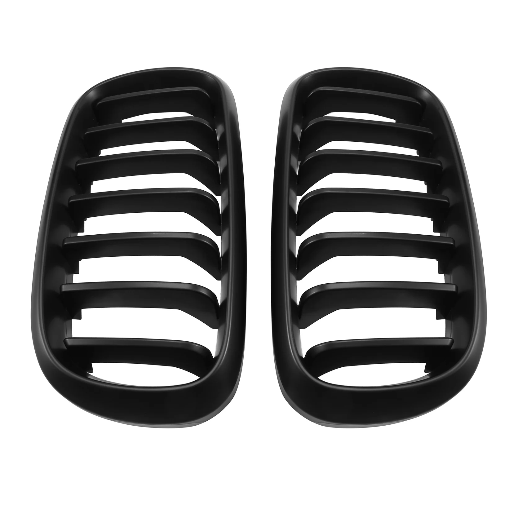 1 Pair Car Front Bumper Kidney Grilles Middle Net Grille For-BMW X5 F15 F16 X6 F85 F86 X5M X6M