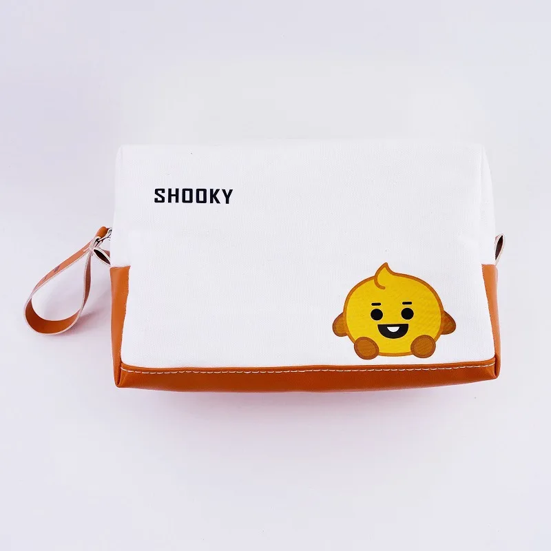 BT21 koya cooky tata chimmy RJ shooky stationery bag high-value cartoon printed large-capacity portable cosmetic storage bag view 6