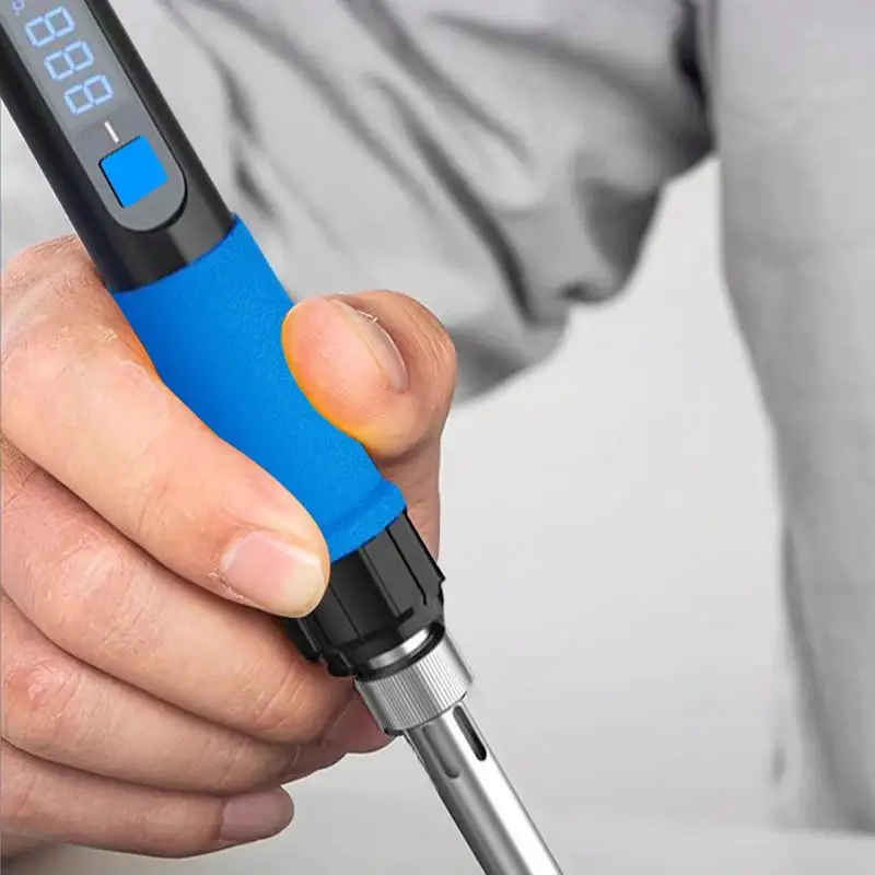 Soldering Iron 90W Soldering Welding Iron Kit Adjustable Temperature LCD Digital Welding Tools With Tips Soldering Tool For