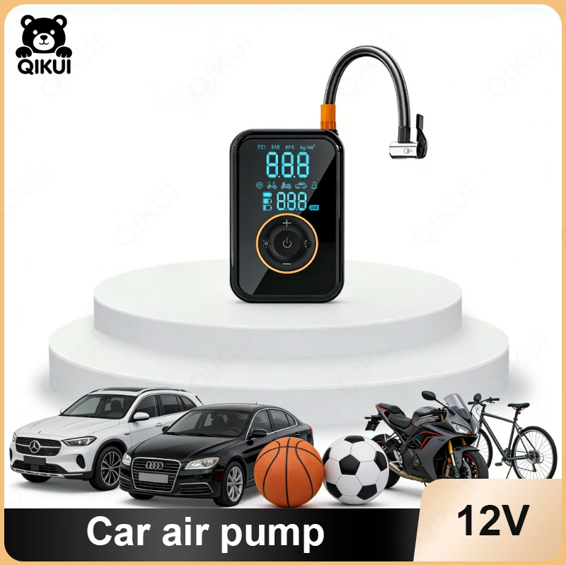 

Wireless Car Air Compressor for Emergency Power Supply Portable Electric Tire Inflator for Cars SUVs Bicycles Motorcycles 12V