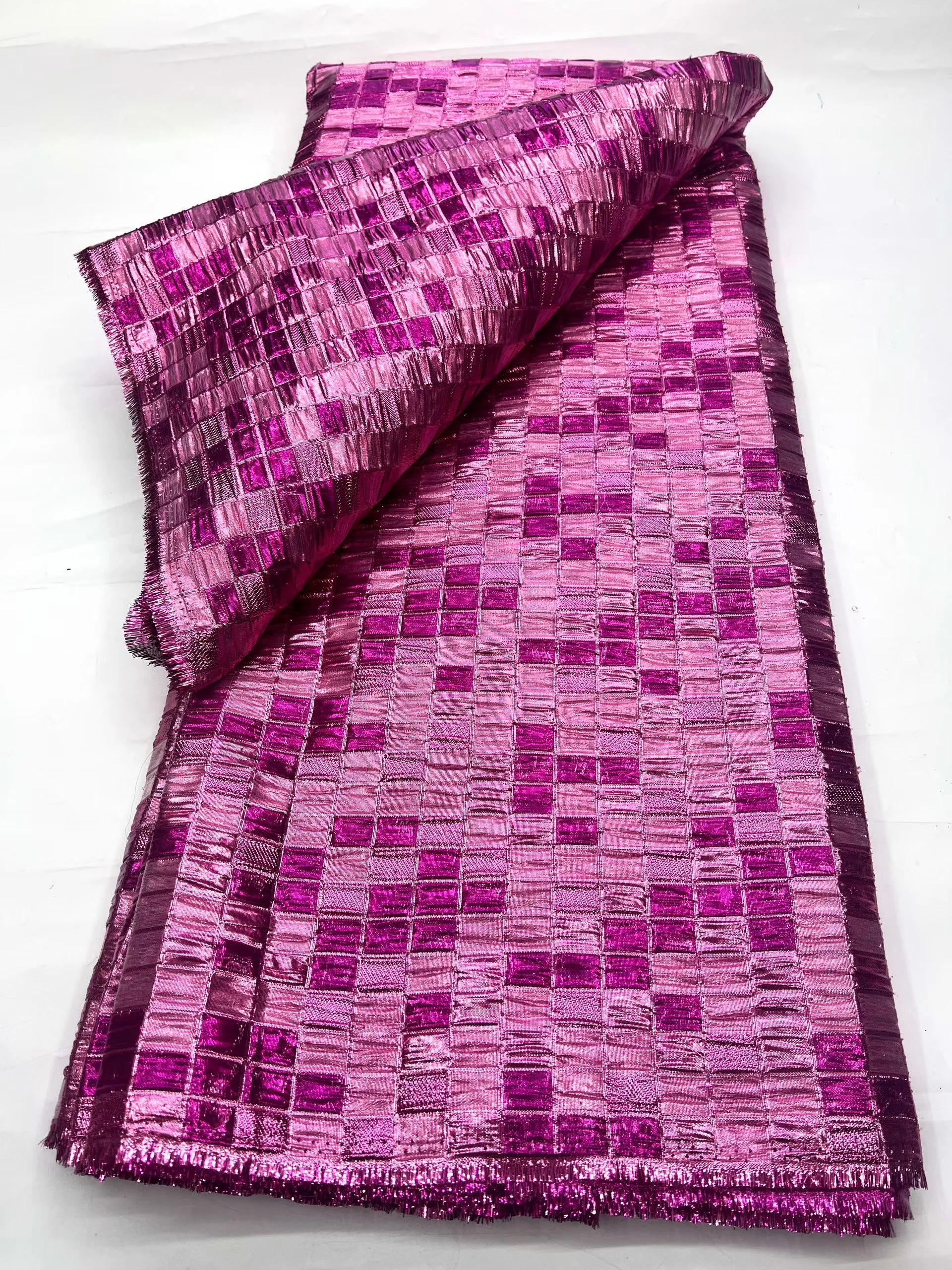 

Cheap Nigerian Brocade Lace Fabrics 5Yards Flower 2025 High Quality African Jacquard French Gilded Lace For Sewing Women Party