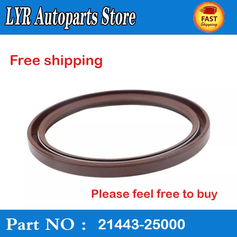 High quality  Piece Brown Rear Main Seal Fits For Hyundai Santa Fe 2.0L 2.4L 2010-2020 2144325000 21443-25000 car accessories