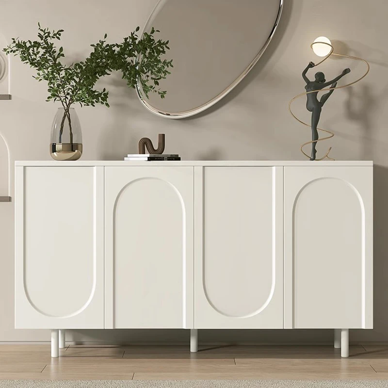 

Large White Italian Patio Sideboard Drawers Display Hallway Shelves Space Saving Cabinet Corner Nordic Muebles Bedroom Furniture