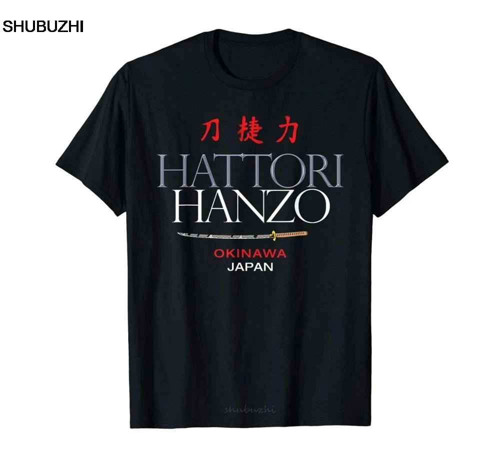 Hattori Hanzo Okinawa Sword Japan T-Shirt Tees New Summer Funny Tee Shirts Short Sleeve Funny T Shirts for Men