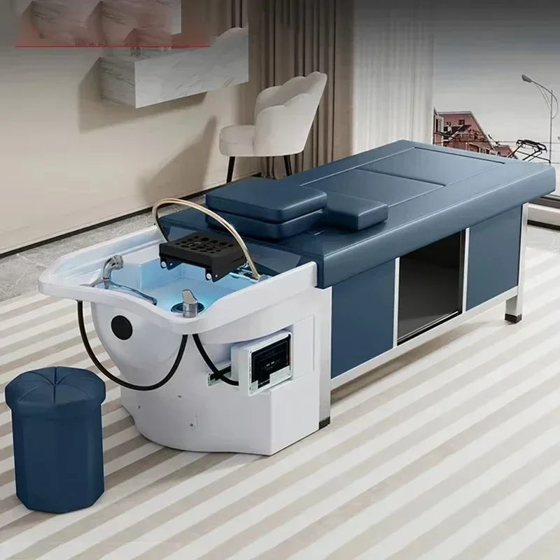 Salon Chair Hair Stylist Shampoo Spa Bed  Headspa Massage Table Water Shower Professional Washbasin Cama Therapy Makeup