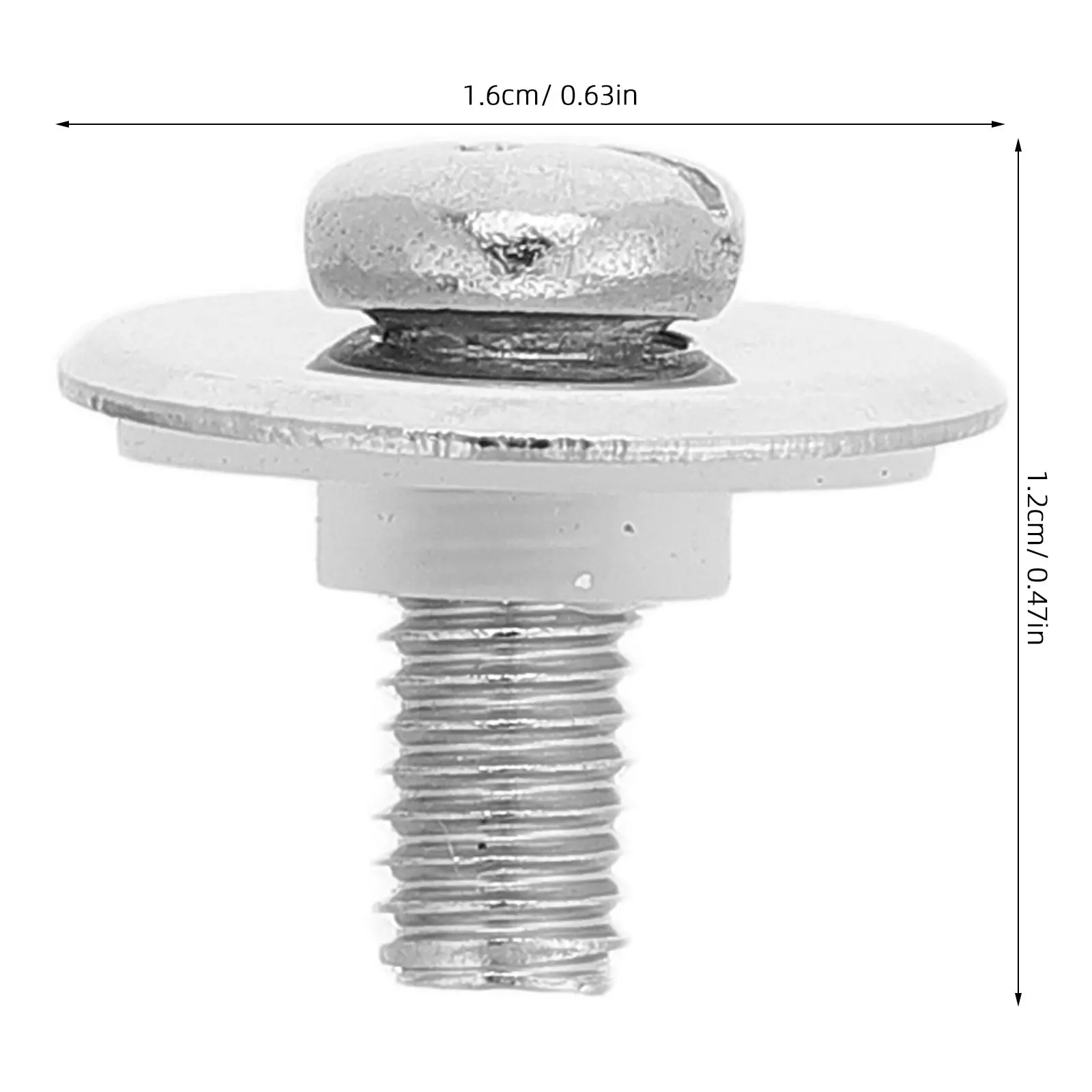 20Set Pot Lid Handle Accessories Universal Fit Stainless Steel Screws M5x12mm Silicone Gaskets Kitchen Lid Fastener Replacement