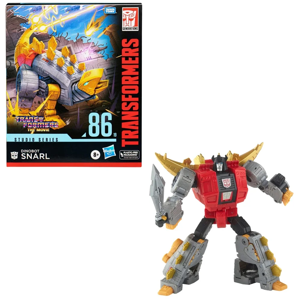 Hasbro Transformers Toys Studio Series The Movie Leader Class Dinobot Snarl figura de acción regalo SS86-19