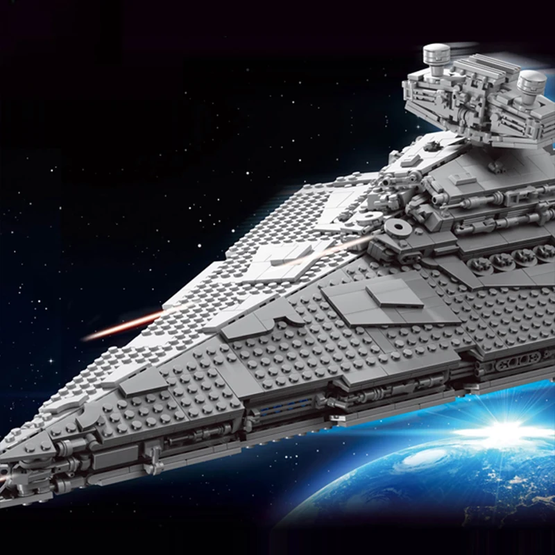 

2326PCS Space Battleship Building Blocks Toys Assembly Small Particle Spaceship Bricks Model Sets Gifts For Kids Teens Adult