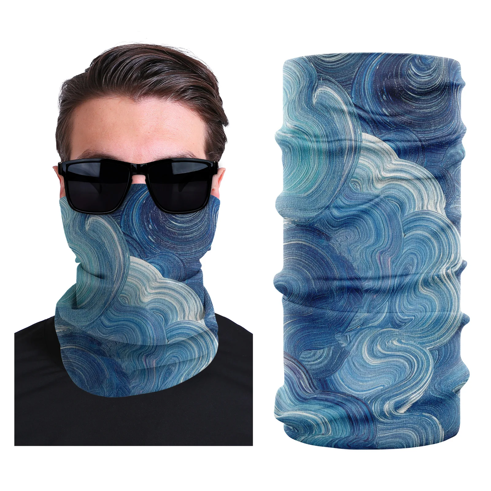 

UPF50 + унисекс эластичная охлаждающая маска велосипедная бандана шарф защита от солнца впитывающий пот бесшовные предметы первой необходимости для занятий спортом на открытом воздухе