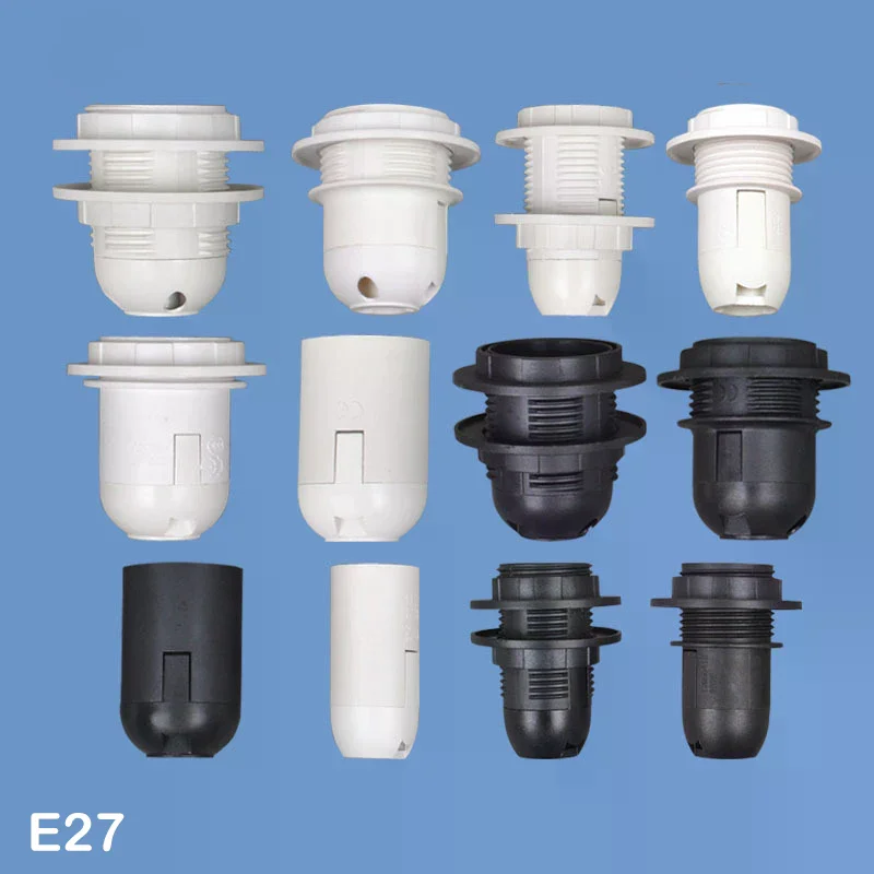 Led Light Bulb Lamp Base Head Power Holder AC Lampholder E14 E27 M10 Socket Electric Pendant Socket Screw Lamp Shade Converter