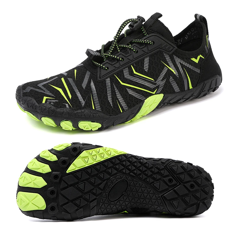 

Мужские и женские аквашузы с дренажными отверстиями, пляжные и плавательные тапочки, нескользящая обувь для рыбалки, кроссовки для пар, обувь для йоги