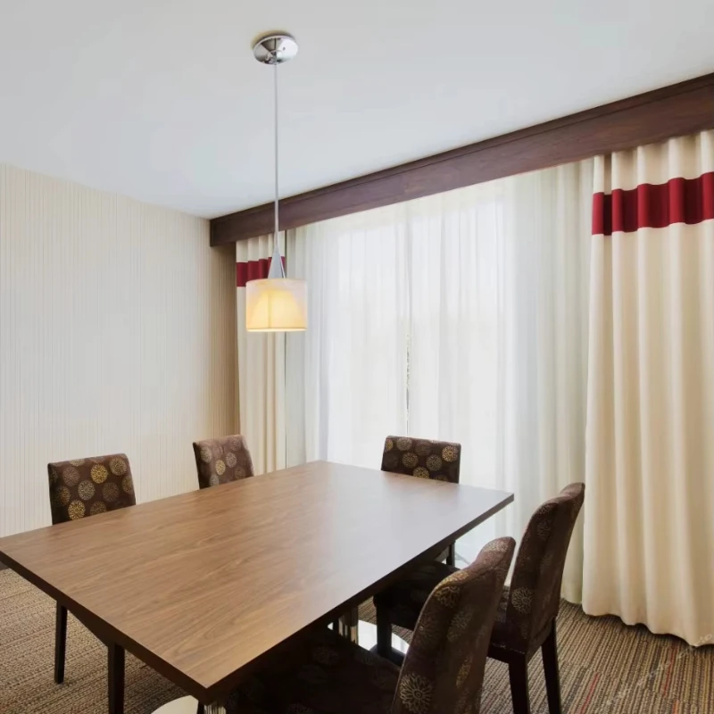 Modern European Style Hotel Curtains and Drapes Good Quantity Blackout Luxury Curtain