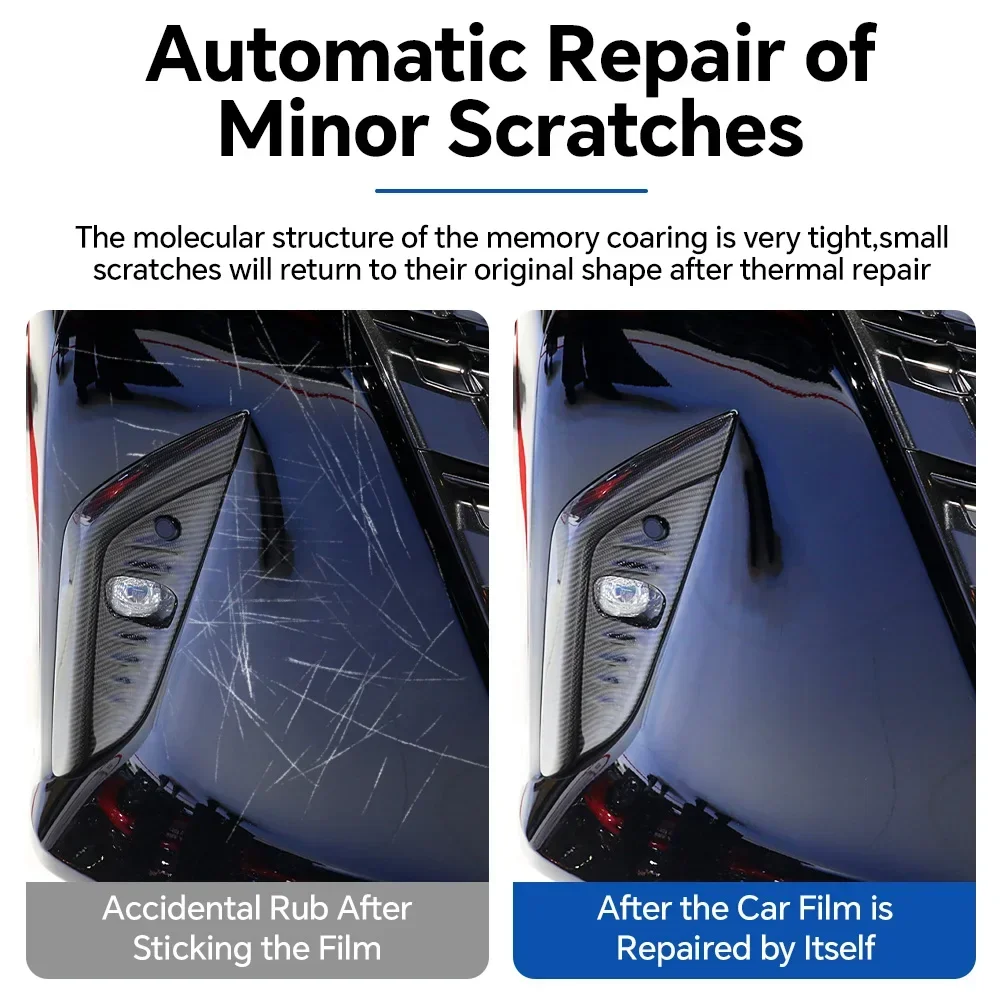 토요타 알파드 2024 2025 헤드라이트 후방 B 필러 긁힘 방지 TPU 페인트 보호 필름 프리컷 PPF 클리어 브라 내구성