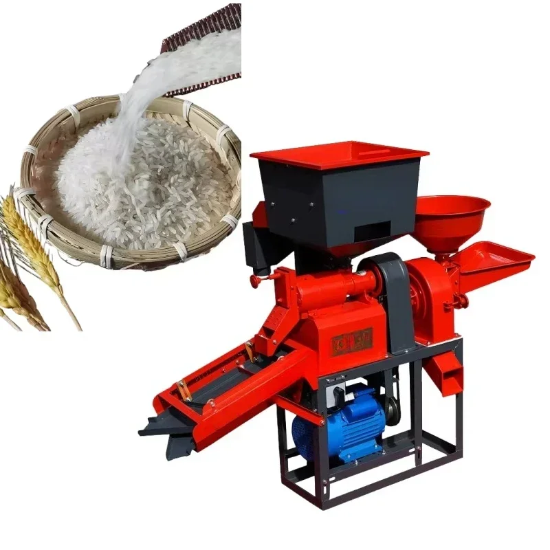 High-performance industrial rice mill with advanced dust collection and noise reduction functions