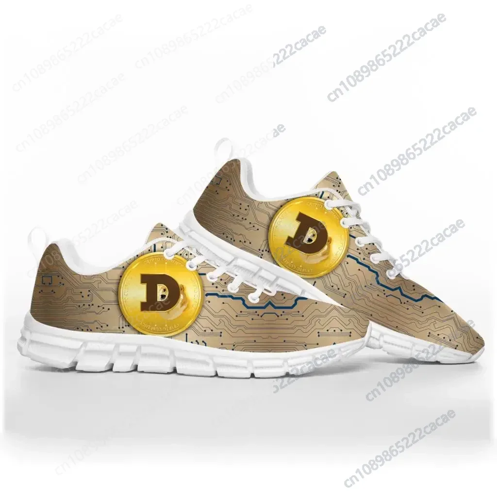 

Dogecoin Crypto Currency Dog Coin Miner Sports Shoes Mens Womens Teenager Kids Children Sneakers Custom High Quality Couple Shoe