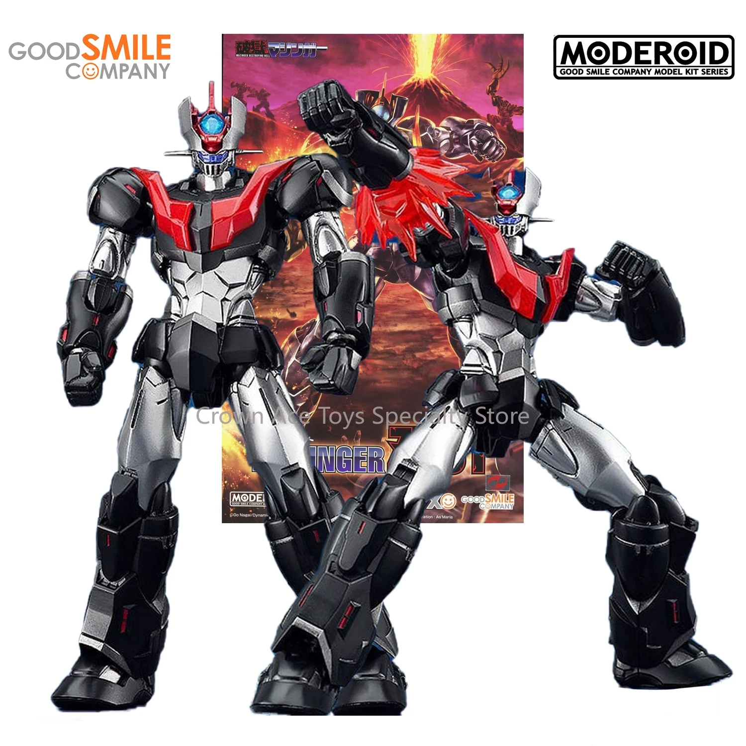 GSC Anime Movable Figure MODEROID Mazinger Zest Assembled Model Manga Figures Kit for Boys Trendy Toy Doll Collection 140mm Gift