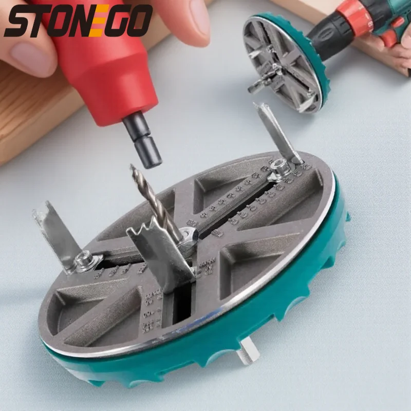 

Регулируемое универсальное деревообрабатывающее сверло для открывания отверстий для дерева, гипсокартона, пластика, алюминия, режущий инструмент