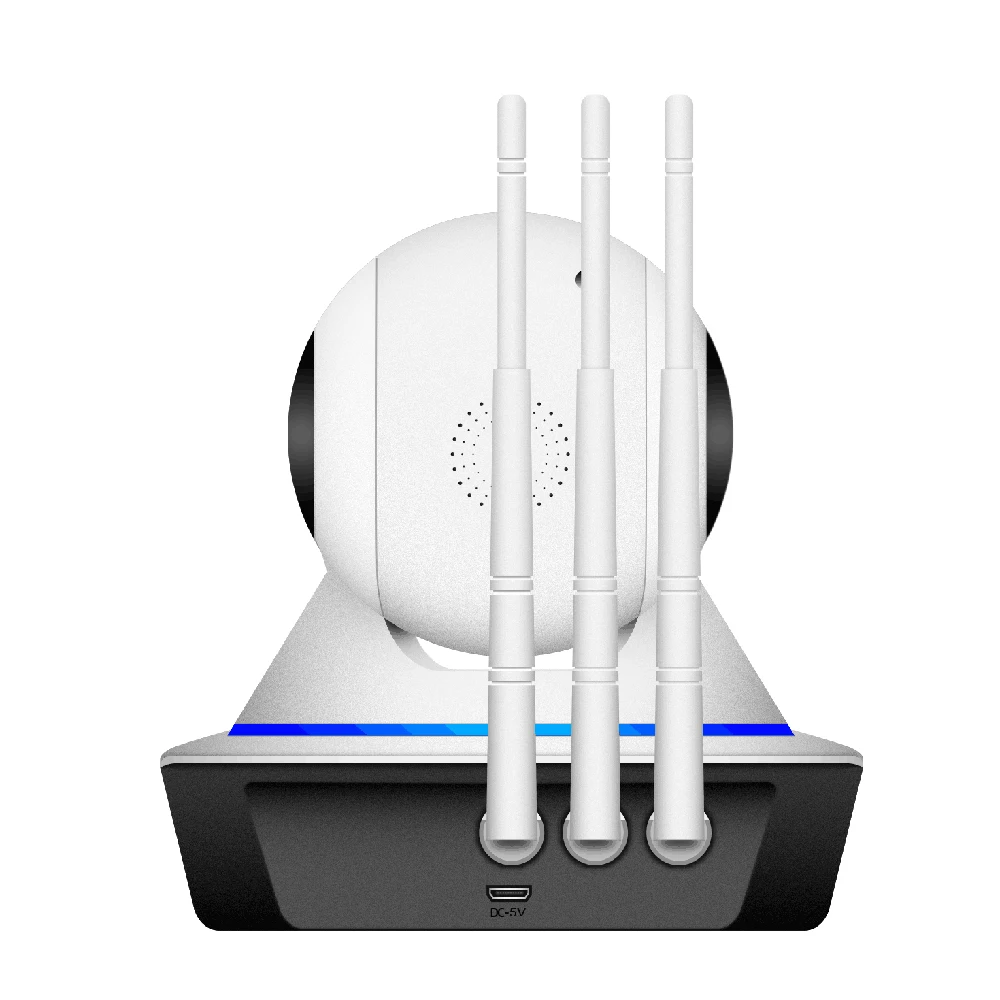 Cámara de seguridad para el hogar 1080P, cámara de vigilancia PTZ inalámbrica WiFi de 2MP, Monitor de bebé, soporte de visión nocturna, Audio bidireccional, detección de movimiento
