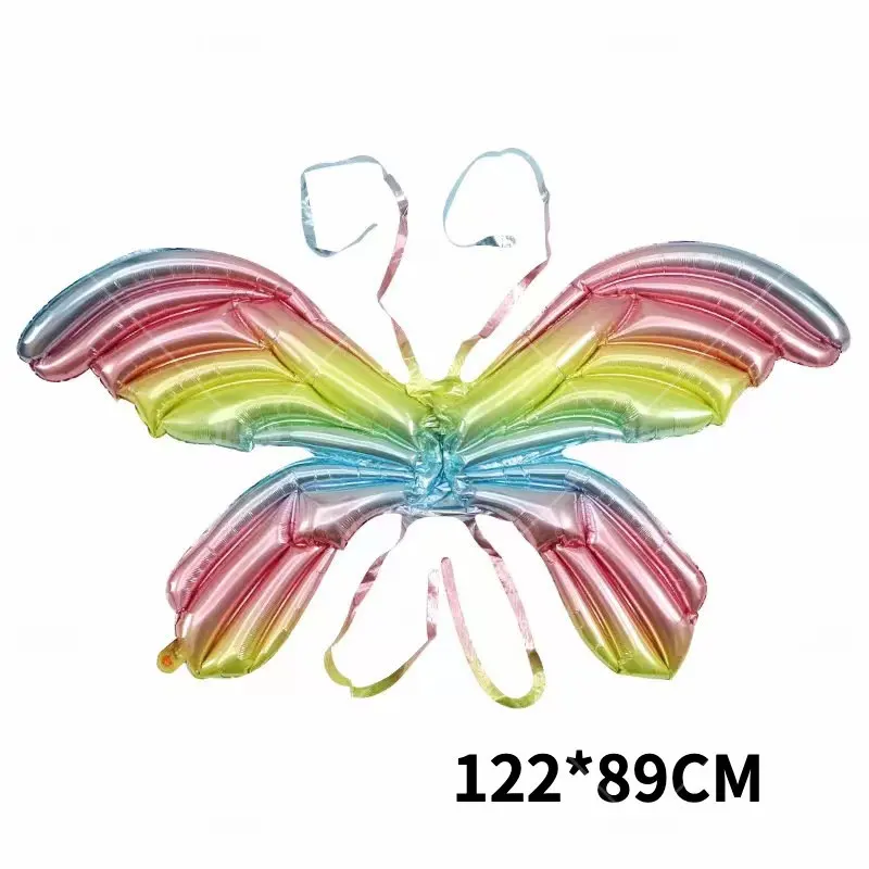 5D Butterfly Balloons Colorful Butterfly Wings Birthday Party Aluminum Foil Balloon Wedding Baby Shower Decorations