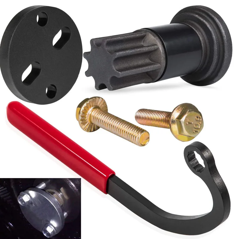 

13mm Idle Lock Nut Wrench, Injection Pump Gear Puller and Engine Barring Tool Fit for Dodge Ram VE P7100 VP44 Cummins B/C Series