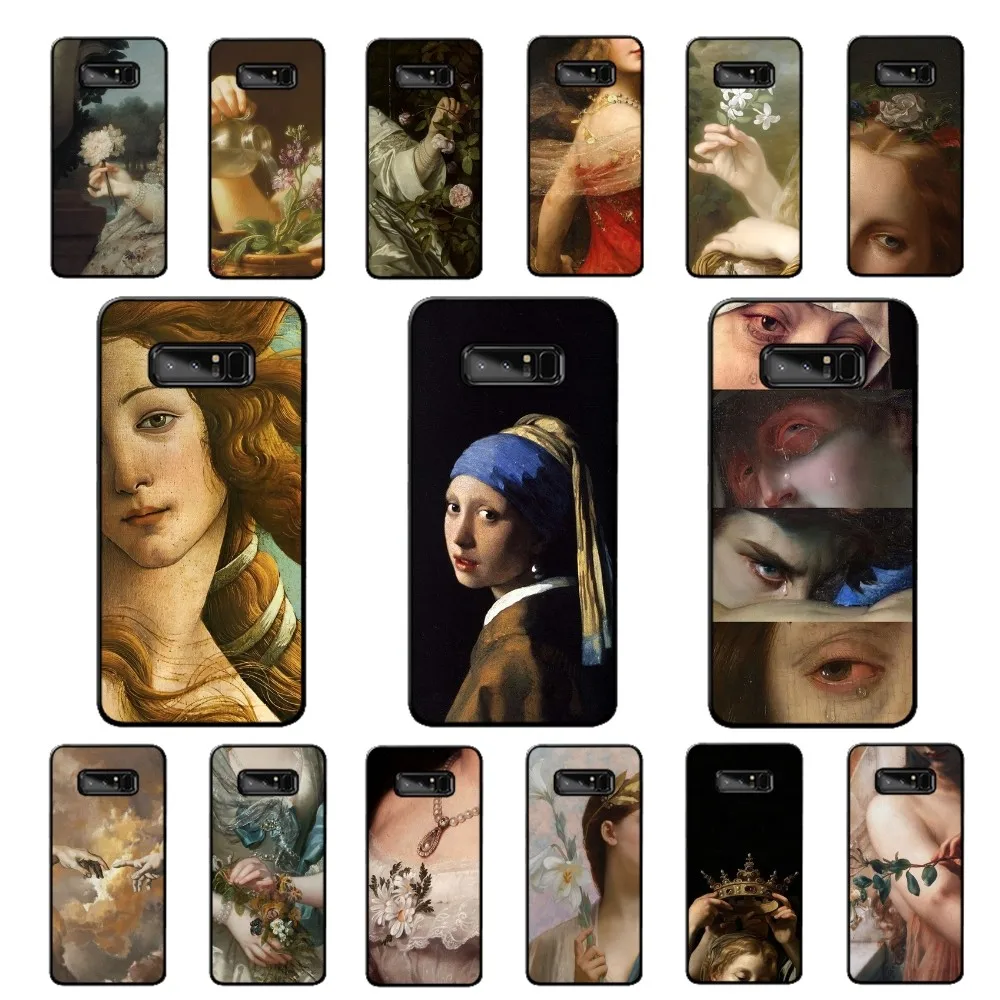 

Renaissance Art Painting Phone Case For Samsung Note 8 9 10 20 pro plus lite M 10 11 20 30 21 31 51 A 21 22 42 02 03