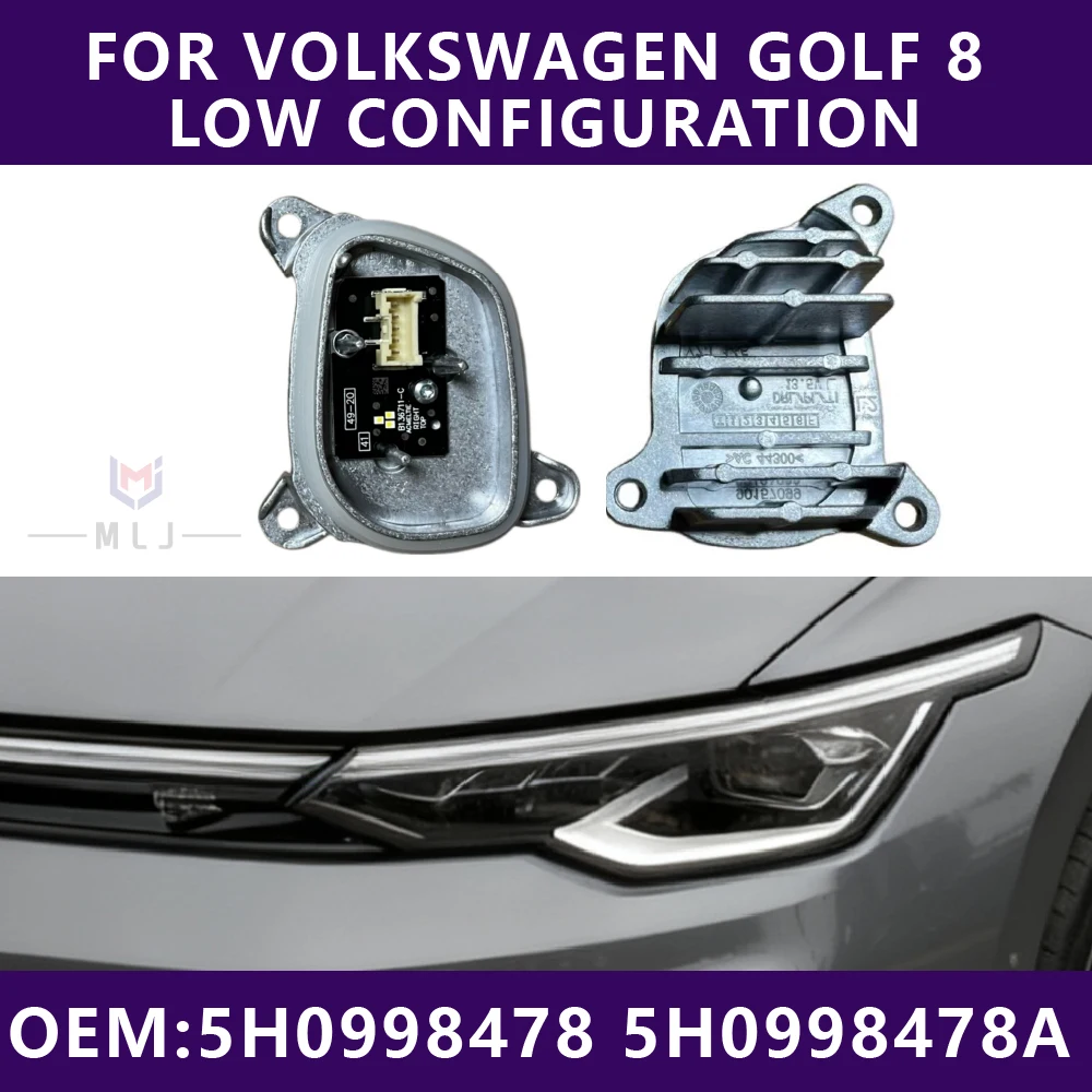 

НОВЫЙ 5H0998478 5H0998478A ДЛЯ VOLKSWAGEN GOLF 8, низкая конфигурация, светодиодные дневные ходовые огни, модуль источника света указателя поворота DRL