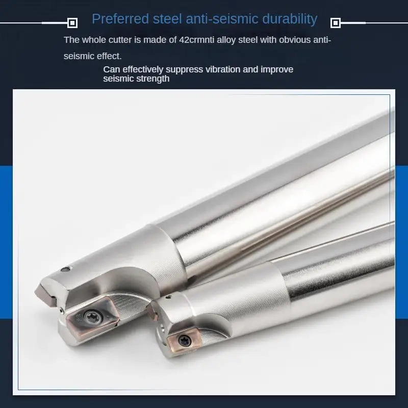 BAP300R milling cutter rod CNC seismic hardening right angle lengthening cutter bar installation APMT1135 R0.8 diameter 17-21