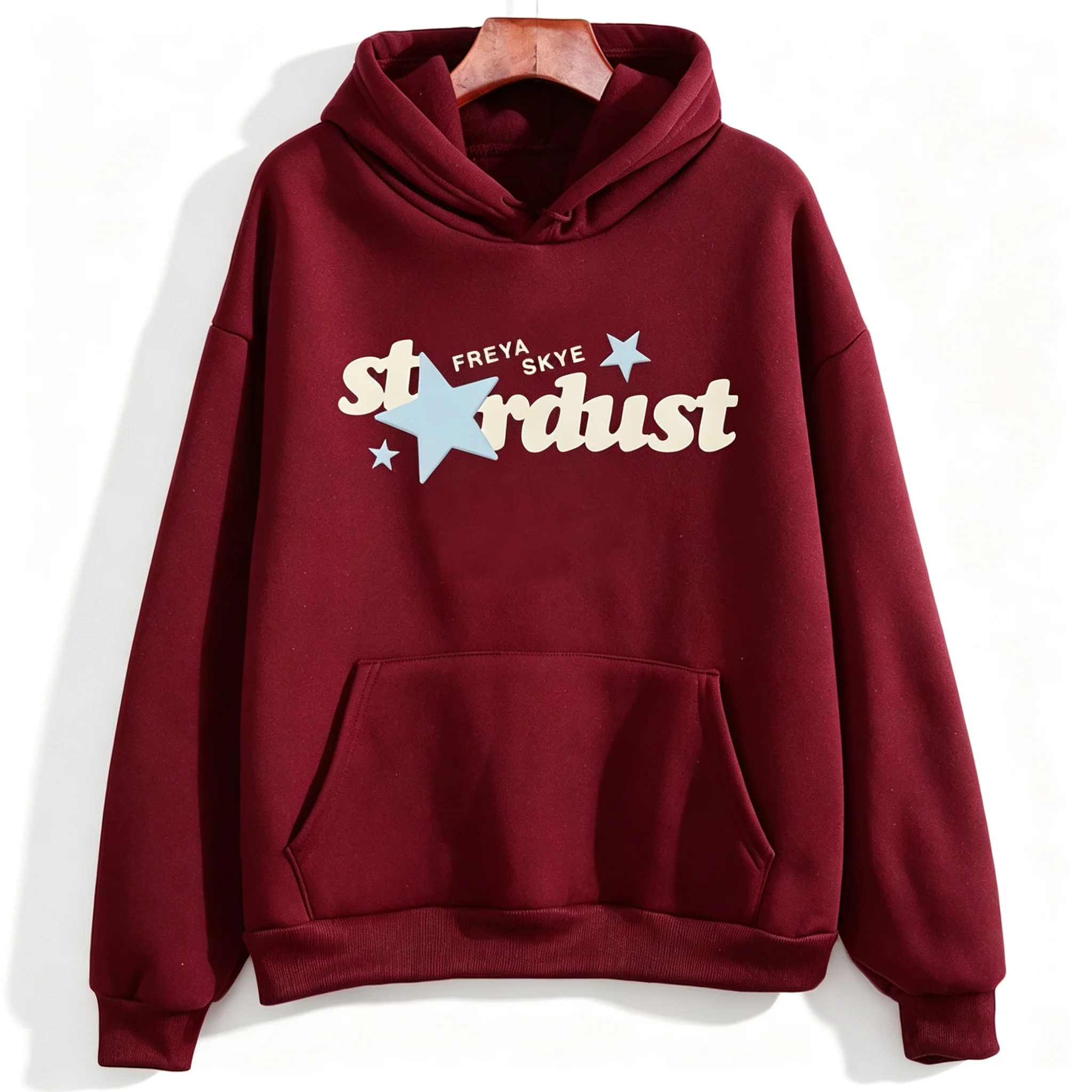 Freya Skye Stardust Hoodie für Männer und Frauen, Neuer Langarm-Pullover, Herbst-Winter-Mode, Lässige Kleidung, Lockerer High-Street-Pullover – Detail 16