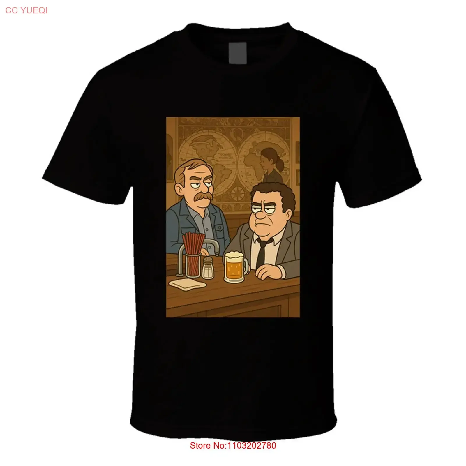 Norm Peterson Cliff Clavin Cheers ТВ-шоу Футболка с фанатом винтажная стильная уличная одежда Дышащая мужская мягкая дизайнерская одежда