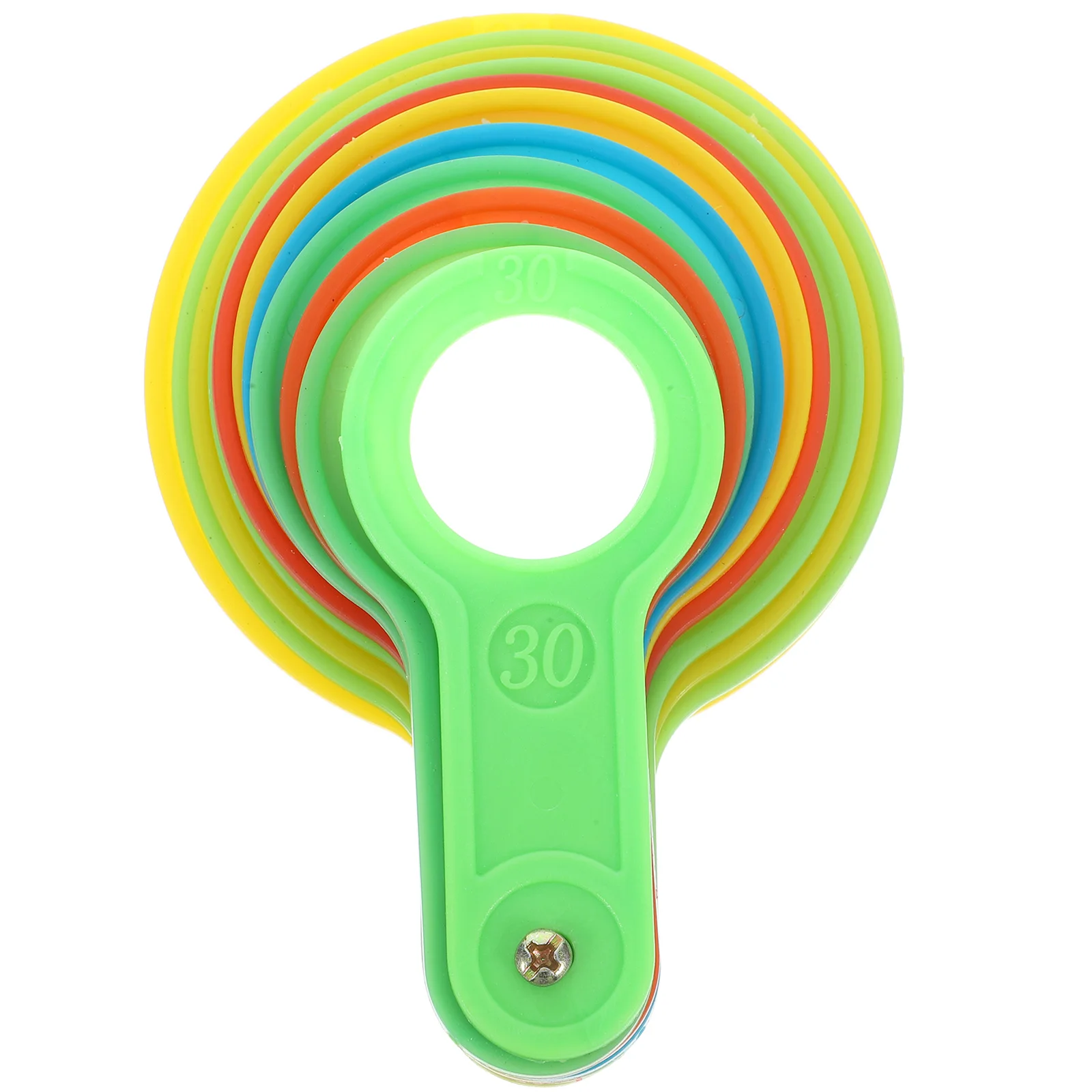 

1 set Fruit Measuring Ring Tool 25mm 110mm Plastic Circle Measurement Device for Grading Oranges Peaches Fruit Gauge Caliper