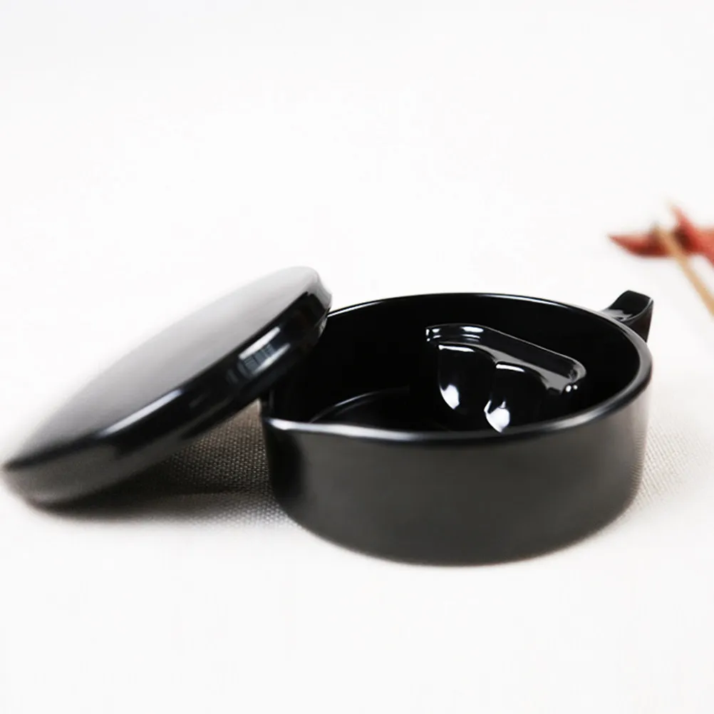 1Pcs Inkstone Cover Plastic Hard Calligraphy Tool Ink Plate Traditional Inkstone Painting Accessory Calligraphy Accessory