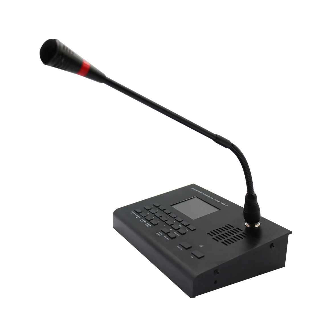 M Sip Network Paging Microphone SIP PA System Call Station Hard Button with Lcd Screen