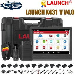 2023 Elite X431 V V4.0 Car Full System Diagnostic Tools Auto OBD OBD2 Scanner ECU Coding 37+ Reset Active Test Free Shipping