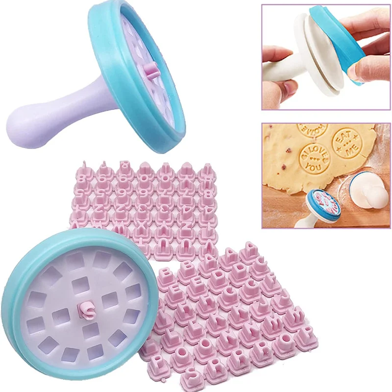 Number Letters Cookie Stamp Fondant Cutter Cookie DIY Tool Custom Letter Mold Cookies Cake Decorating Tools Pastry Baking Mould