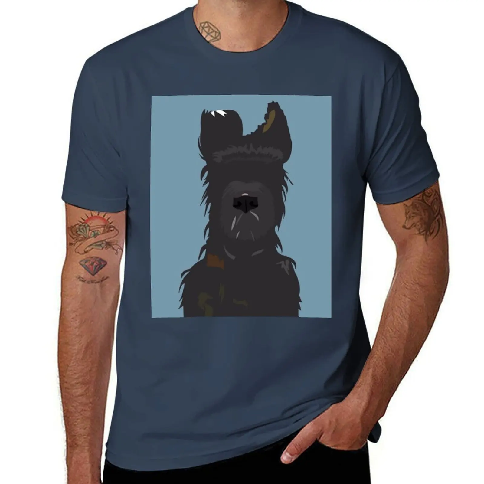 

Chief Isle of Dogs T-Shirt cotton t shirt man t shirts for man graphic funny man t shirt heavy cotton T-Shirt