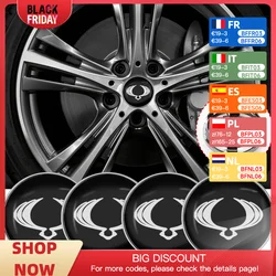 Car Wheel Center Hub Caps wheel stickers Tire Rim Covers Tapacubos Enjoliveur Parts Accessories 4PCS 60mm or 56mm For SSANGYONG