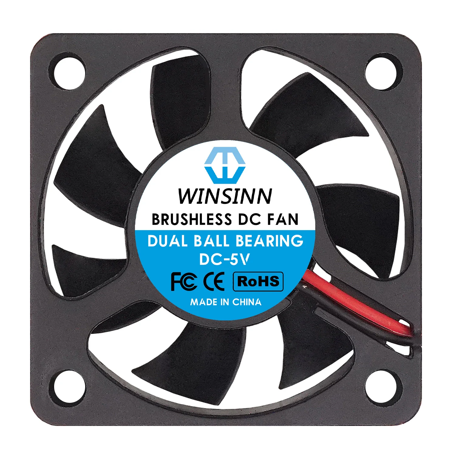 WINSINN 5015 50mm Fan DC 5V 12V 24V Sleeve / Dual Ball Bearing Brushless Cooling 50x15mm 2PIN