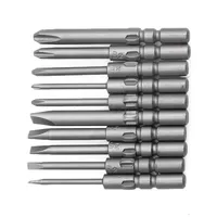 10Pcs Magnetic Screwdriver Bits Set 40mm For DC Powered Electric Screwdrivers Electric Repair Tools Accessories