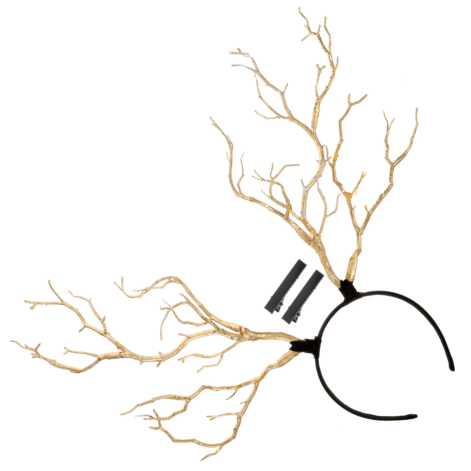 

1pc Antler Headband Simulated Branch Design For Christmas Party Festival Cosplay Women Hair Accessory Decor Headpiece