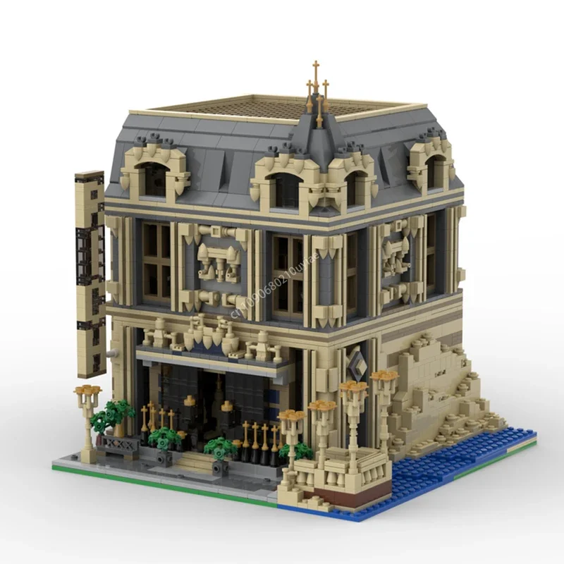 

MOC-10253 The Lounge -Big Ben Alternate Model Modular Building Block Diy Creative Assembly Educational Bricks Toy Present