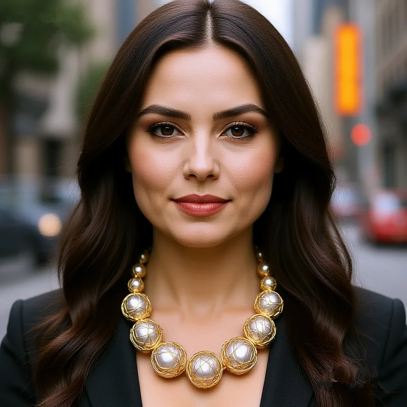 

Ожерелье ручной работы в стиле ретро в стиле барокко, витое металлическое ожерелье с жемчужным воротником, роскошный преувеличенный женский аксессуар высокого класса